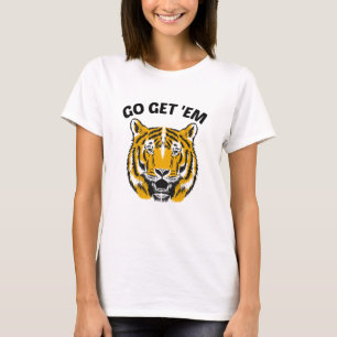 TIJGER GA ER TEGEN AAN T-SHIRT
