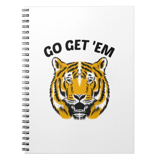TIJGER GA ERVOOR NOTITIEBOEK (Voorkant)