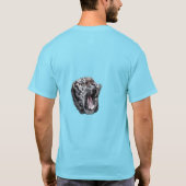 Tijger gebrul. t-shirt (Achterkant)