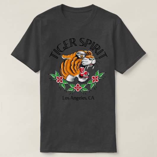 Tijger Geest LA T-shirt (Design voorkant)