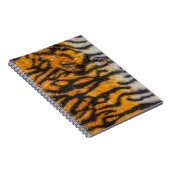 tijger gepatterde achtergrondabstracte, dierlijke, notitieboek (Rechterzijde)