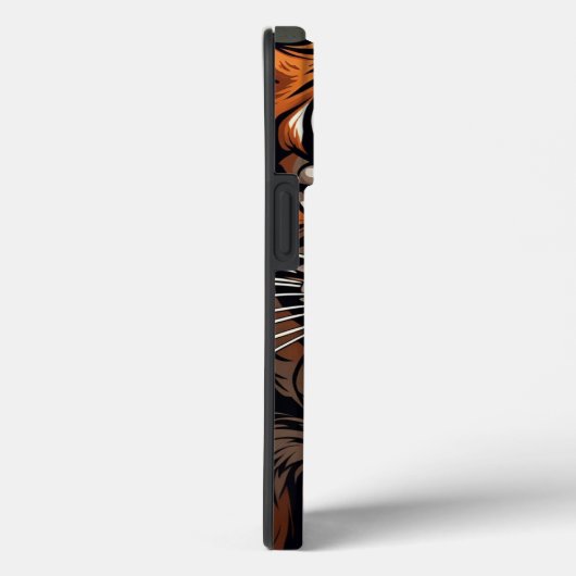 Tijger geprinte iPhone / iPad hoesje (Achterkant / Rechts)