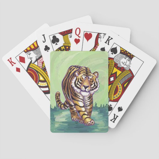 Tijger Geschenken & Accessoires Speelkaarten (Achterkant)