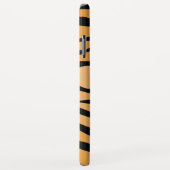 tijger gestreept Sinaasappel en zwart Case-Mate iPhone Case (Achterkant/rechts)