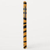 tijger gestreept Sinaasappel en zwart Case-Mate iPhone Case (Achterkant/links)