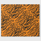 Tijger gestript verpakkingspapier - cadeaus voor t cadeaupapier (Vlak)