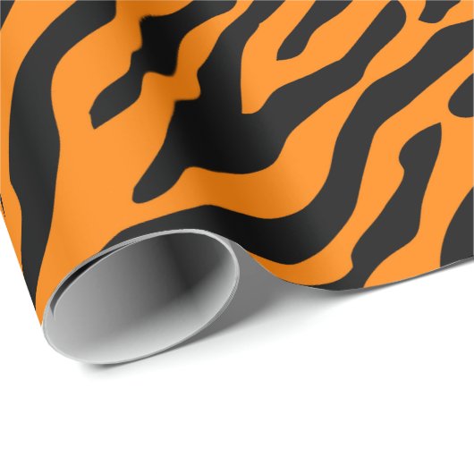 Tijger gestript verpakkingspapier - cadeaus voor t cadeaupapier (Rol Hoek)