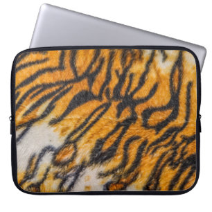 tijger gevlekt achtergrondpatroon, tijger, abstrac laptop sleeve
