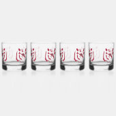 Tijger Gezicht Bril Drinkware Set Whisky Glas (Links)