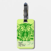 Tijger Gezicht Close-Up Bagagelabel (Achterkant verticaal)