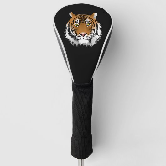 Tijger Gezicht Golf Head Cover (Voorkant)
