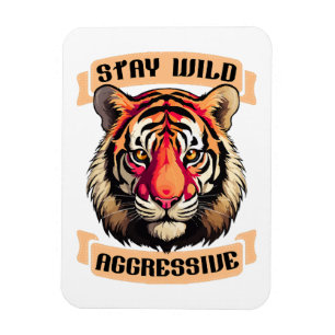TIJGER GEZICHT MAGNEET