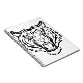 Tijger Gezicht Notitieboek (Rechterzijde)