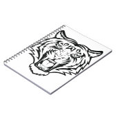 Tijger Gezicht Notitieboek (Linkerzijde)