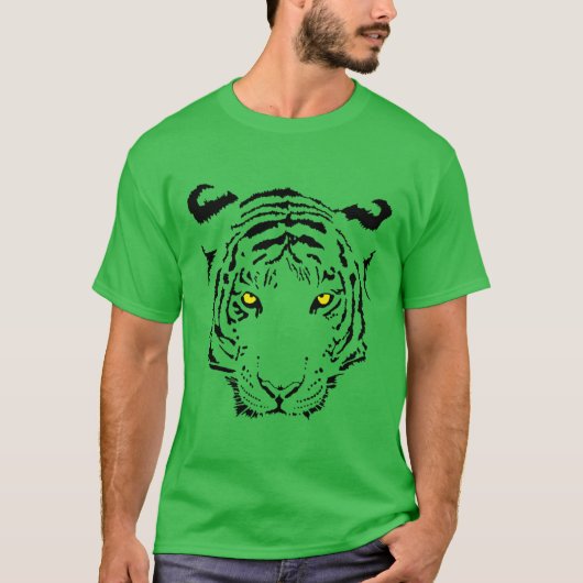 Tijger Gezicht -  Overhemd T-shirt (Voorkant)