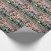 Tijger glanzend opvulpapier, 30 x 6 inch cadeaupapier (Hoek)
