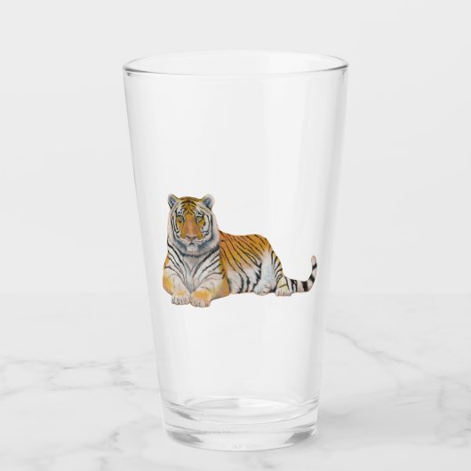 tijger glas (Voorkant)