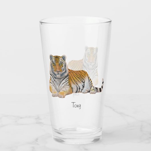 tijger glas (Achterkant)