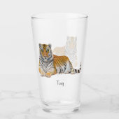 tijger glas (Voorkant)