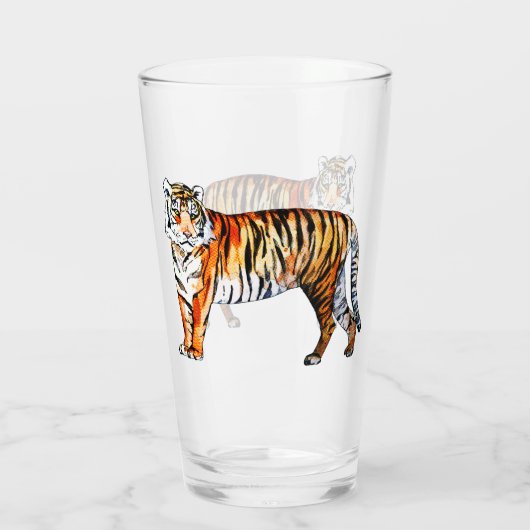 tijger glas (Achterkant)