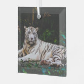 Tijger Glas Ornament (Voorkant links)