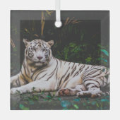 Tijger Glas Ornament (Voorkant)