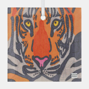 Tijger - Glasornament Glas Ornament