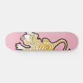 Tijger: Golden Persoonlijk Skateboard (Horizontaal)