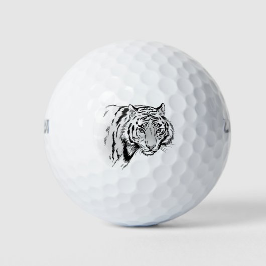 tijger golfballen (Voorkant)