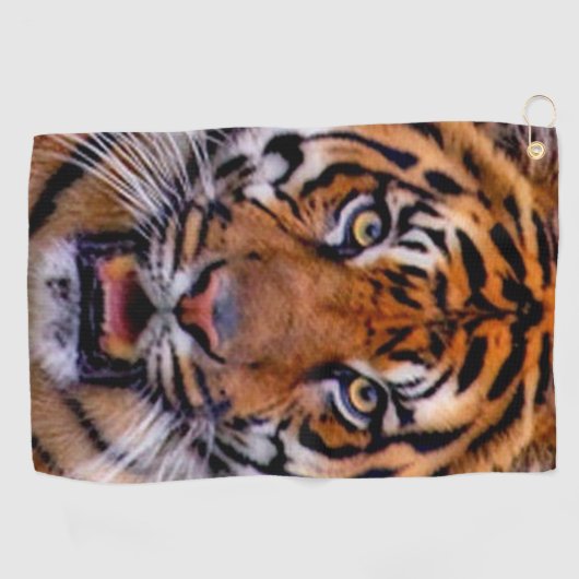 tijger golfhanddoek (Horizontaal)