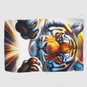 tijger golfhanddoek (Horizontaal)