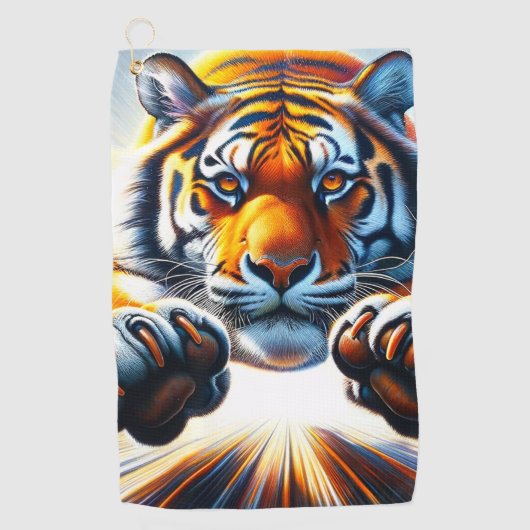 tijger golfhanddoek (Voorkant)