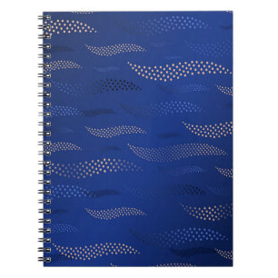 Tijger Golven (gestileerd patroon) 2 Notitieboek