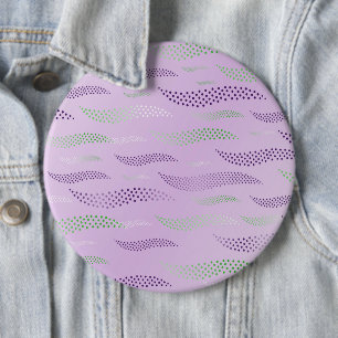 Tijger golven (gestileerd patroon) 3 ronde button 6,0 cm