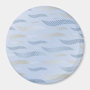 Tijger Golven (gestileerd patroon) 4 Magneet