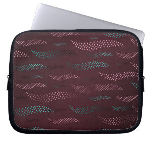 Tijger Golven (gestileerd patroon) 6 Laptop Sleeve