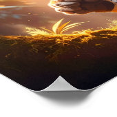 Tijger - Gouden Tijger Groet Poster (Hoek)