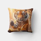 Tijger - Gouden Tijger Kussen (Voorkant)