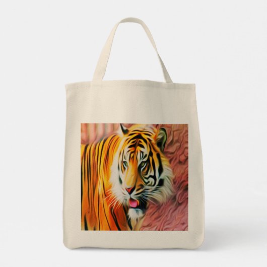 Tijger Grote Tassen Tas (Achterkant)