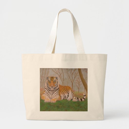 tijger grote tote bag (Voorkant)