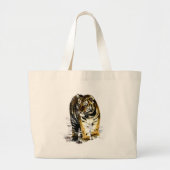tijger grote tote bag (Voorkant)