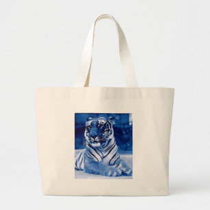 tijger grote tote bag
