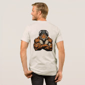 Tijger Gym Tri-Blend Shirt (Voorkant)