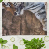 Tijger Handdoek (Gevouwen)