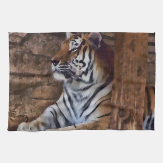 Tijger Handdoek (Horizontaal)
