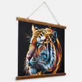 tijger hangend wandkleed (Gebogen)