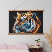tijger hangend wandkleed (Slaapkamer)