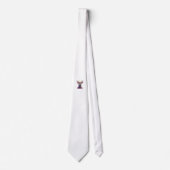 Tijger - Het Kleurrijke Herten Kunstwerk Stropdas (Voorkant)