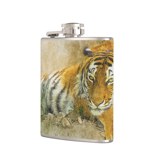 tijger heupfles (Links)