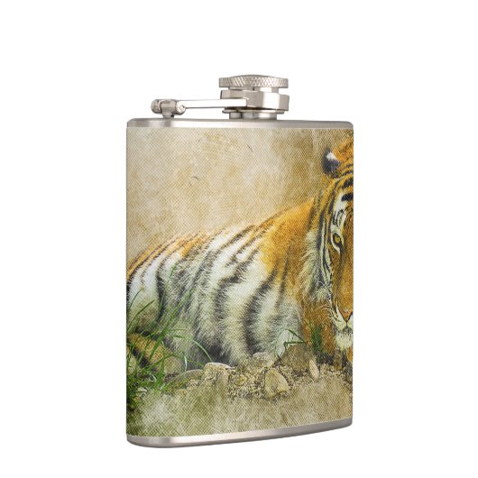 tijger heupfles (Rechts)